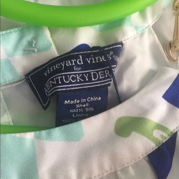 Floor Length Vineyard Vines Kentucky Derby Gown - Picture 5 of 6